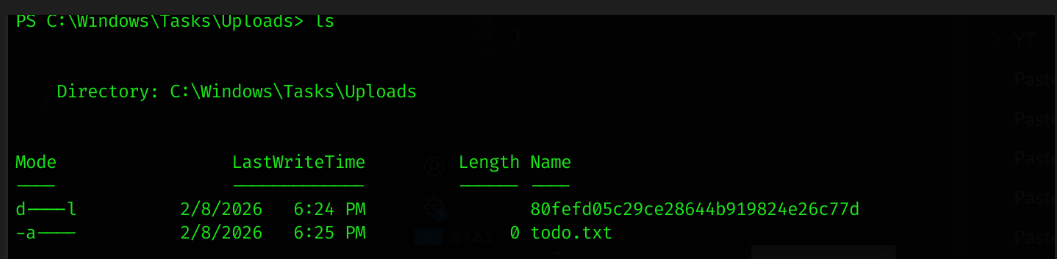 Folder Created
