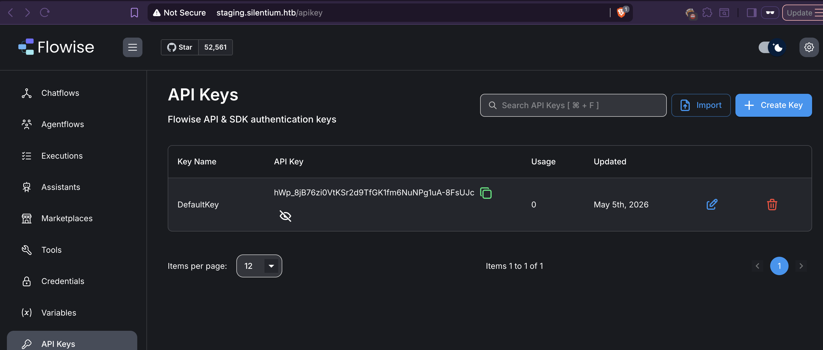 Flowise API Keys